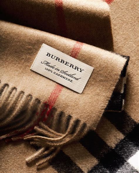 are burberry scarves made in scotland or england